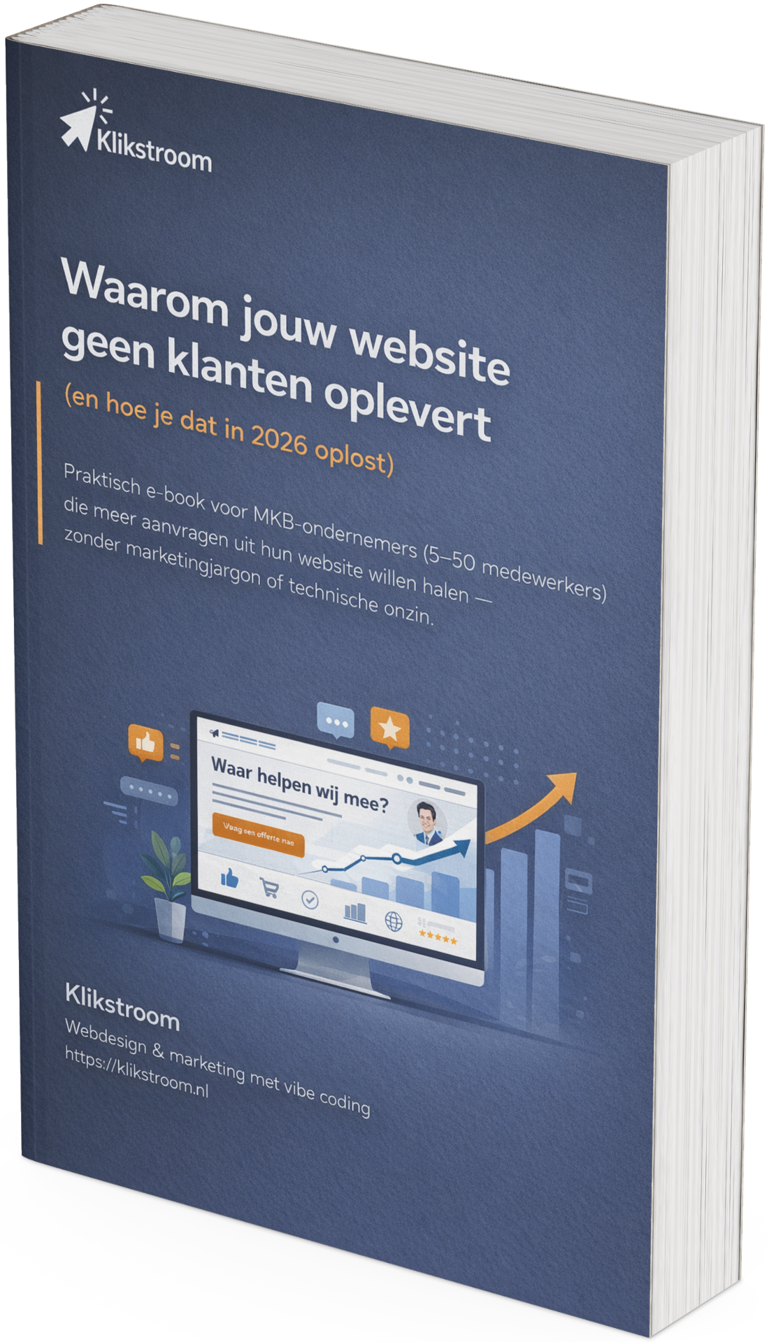 Gratis eBook: Waarom jouw website geen klanten oplevert